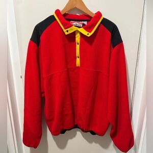 Marlboro Adventure Team Red Fleece with Black and Yellow Accents